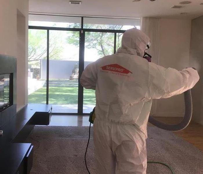Covid disinfecting in a home